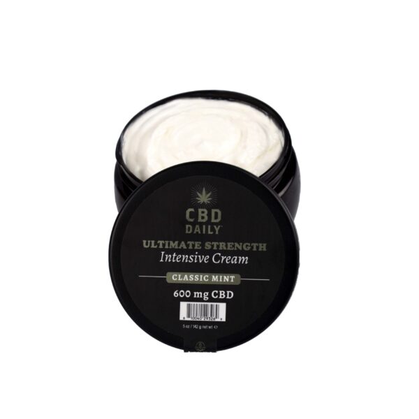 CBD Daily Ultimate Strength Intensive Cream (Classic Mint, 600mg, 5 oz.)