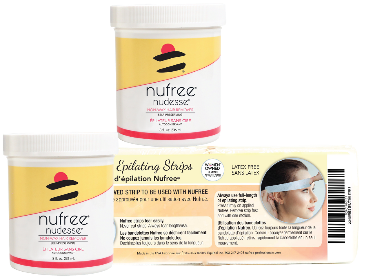 NUFREE MINI REFILL KIT WITH 4 8OZ JARS