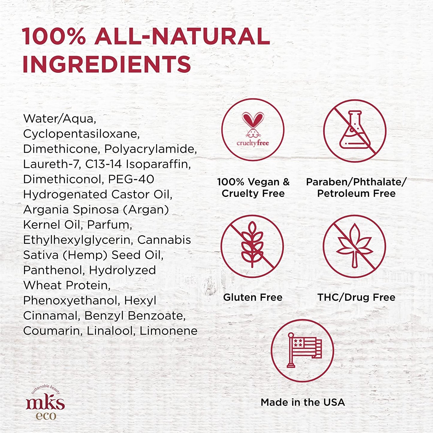 MKS eco Kahm smoothing treatment original scent 2oz