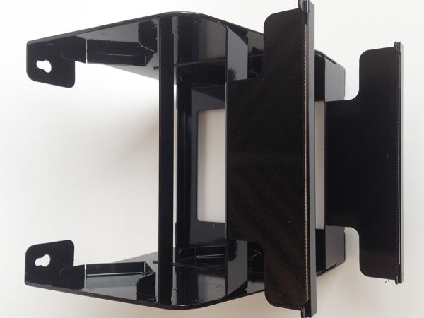 Double Rolled Foil Dispenser - Black