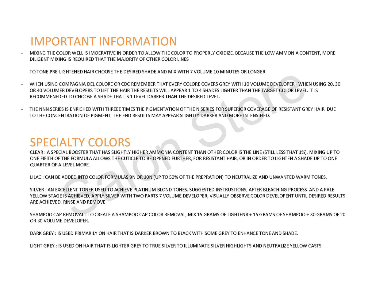 Compagnia Del Colore 10NS Platinum Savannah Blond - Salon Quality Professional Beauty Products Company
