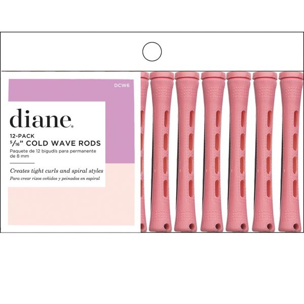 Diane Perm Rod Pink 12ct - Salon Quality Professional Beauty Products Company
