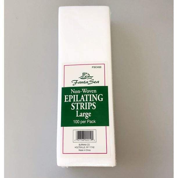 FantaSea Non-Woven Waxing Strips 100ct - Salon Quality Professional Beauty Products Company