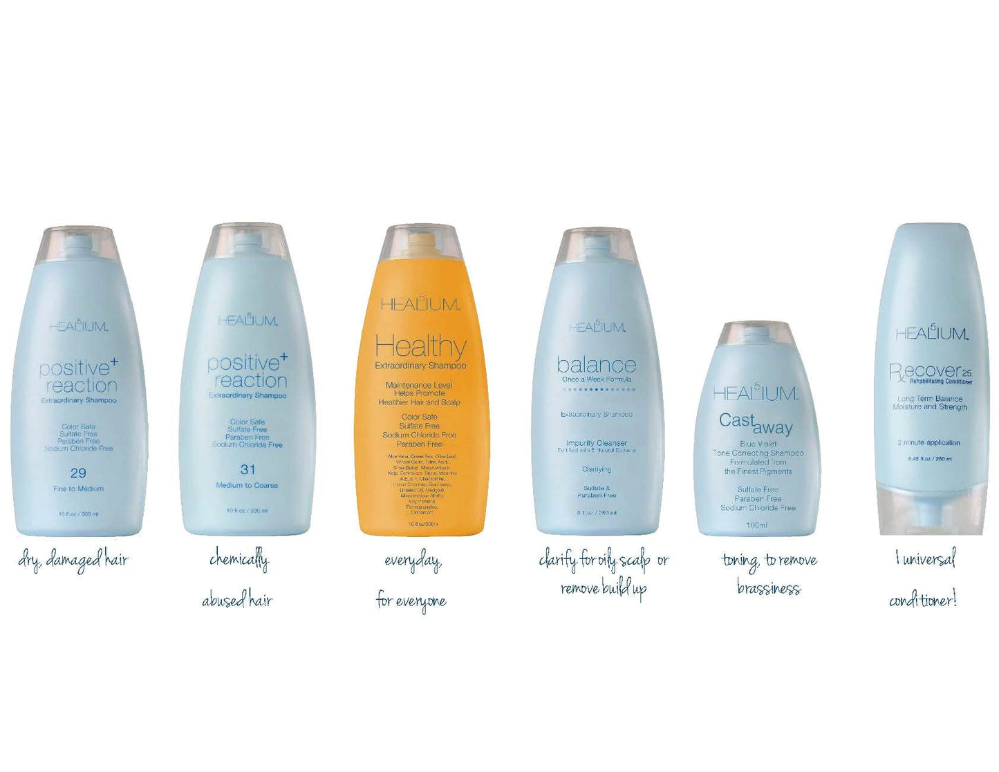 Healium Positive Reaction #31 Shampoo Medium to Coarse