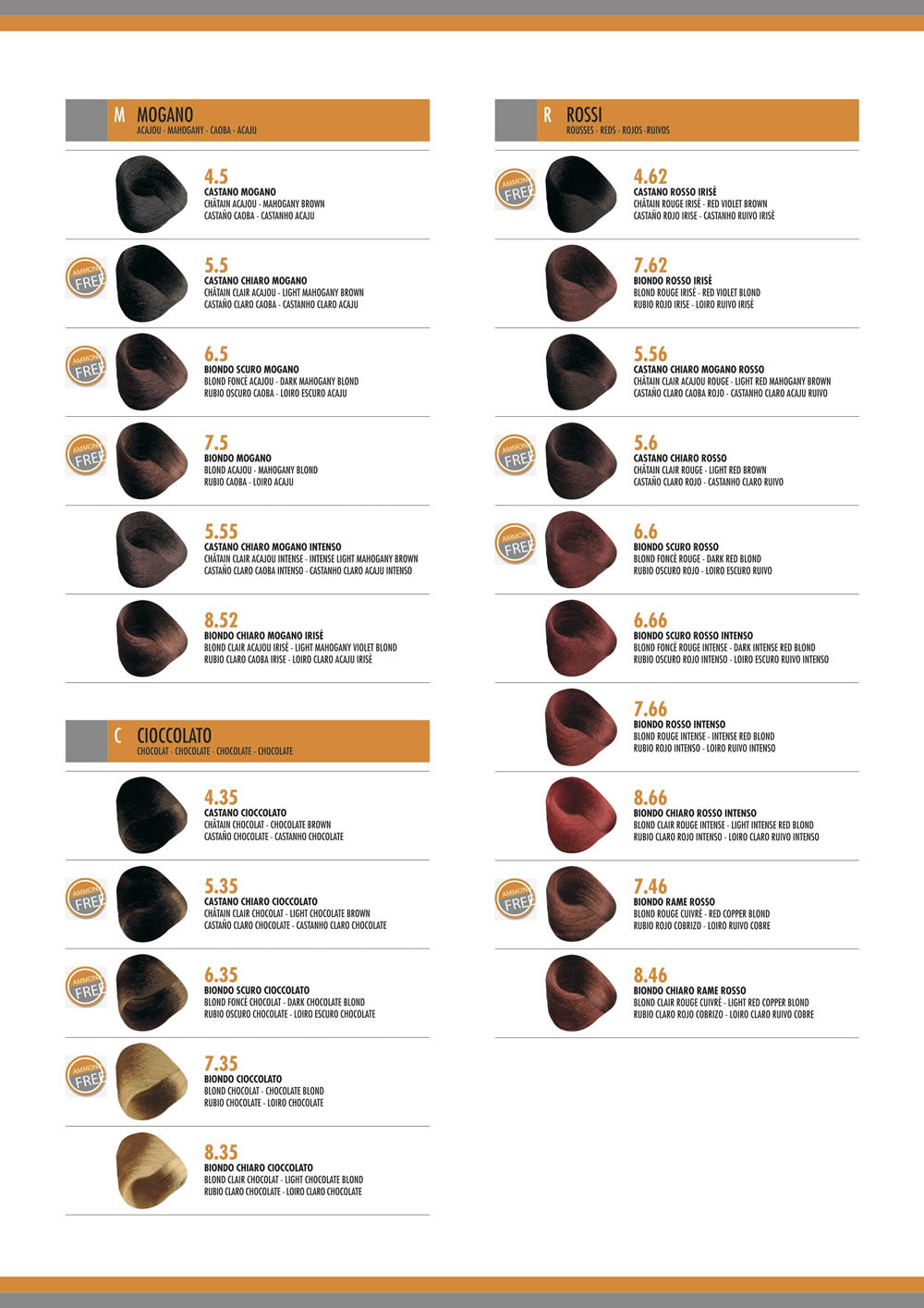 Compagnia Del Colore 6.5 Dark Mahogany Blond