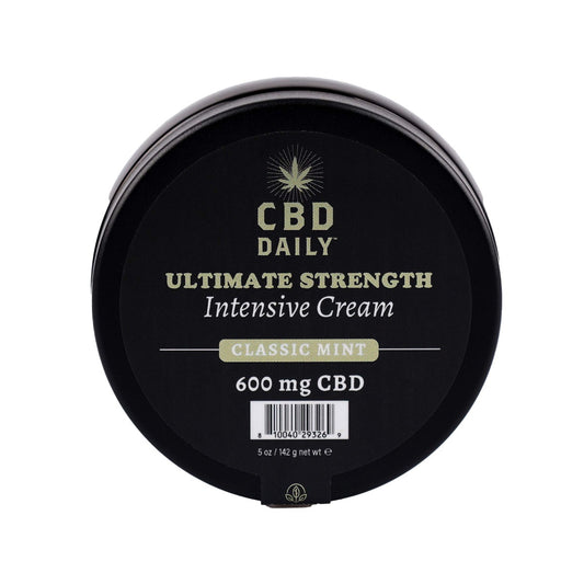 CBD Daily Ultimate Strength Intensive Cream (Classic Mint, 600mg, 5 oz.)