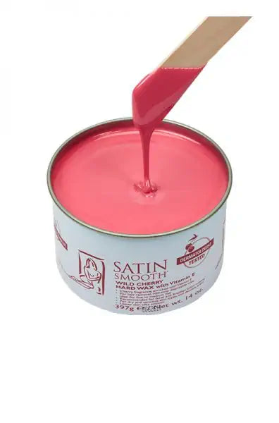 SATIN SMOOTH WILD CHERRY HARD WAX WITH VITAMIN E