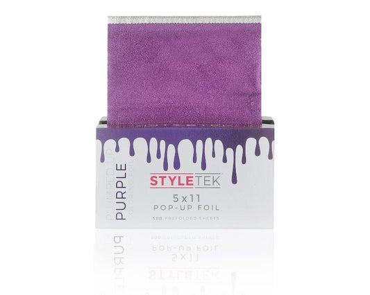 500Ct Pop-up PURPLE - 5 X 11 - Heavy - Salon Quality Professional Beauty Products Company