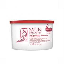 Satin Smooth Wild Cherry Hard Wax with Vitamin E