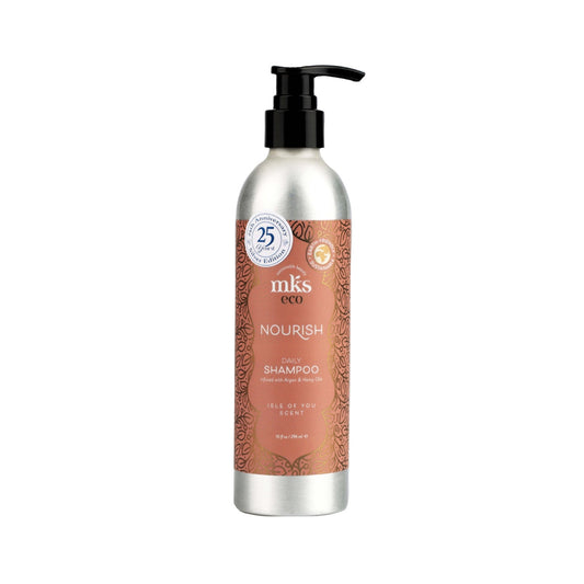 MKS eco Nourish Shampoo (1Ltr, Isle of You Scent) – 25th Anniversary Silver Edition