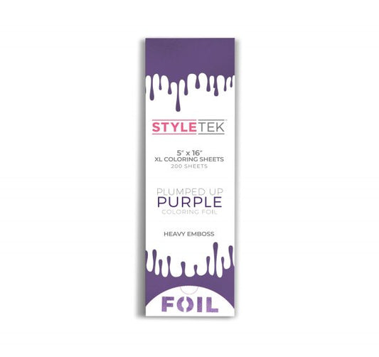 XL BALAYAGE EMBOSSED FLAT SHEET-PLUMPED UP PURPLE