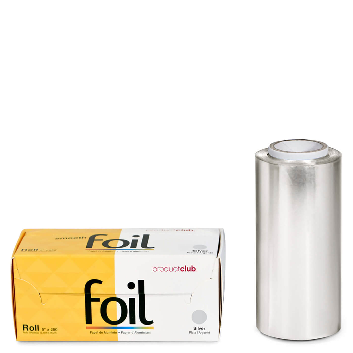 5" X 250' SMOOTH ROLL FOIL - SILVER