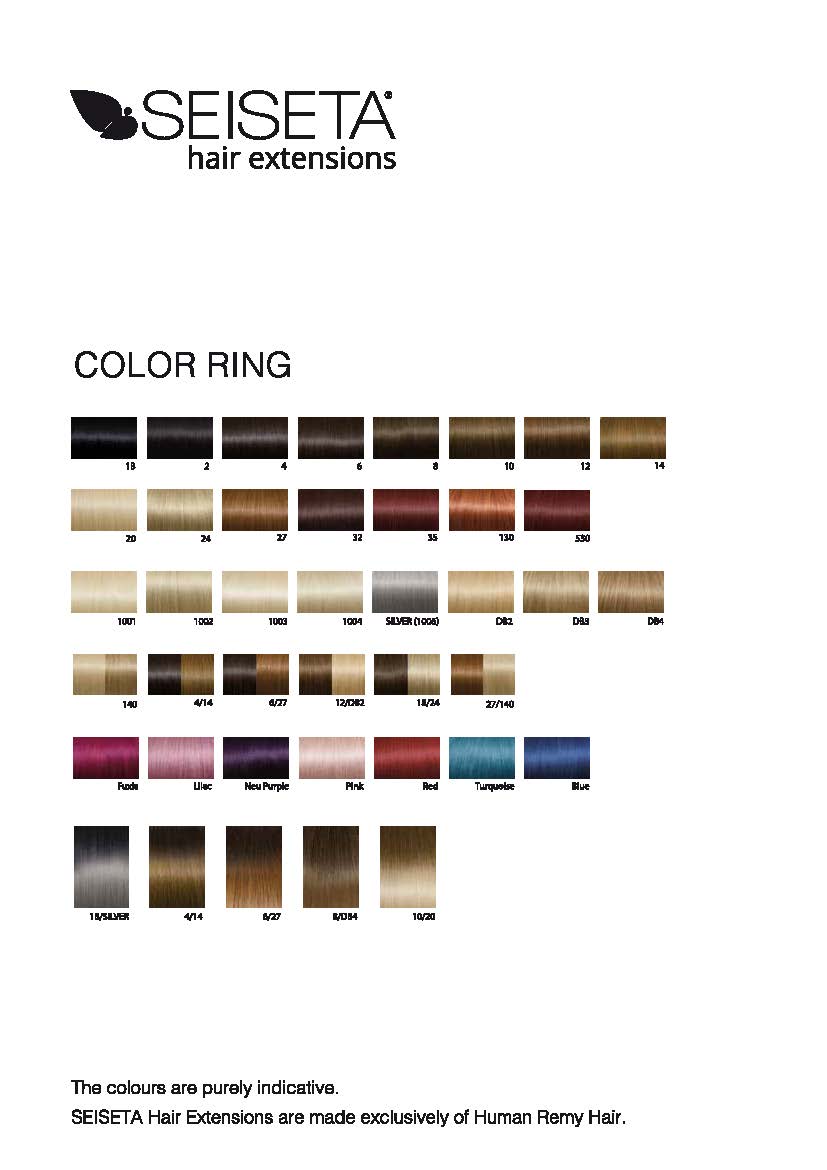 Seiseta Russian Keratin Bonded Hair 14/16 inch