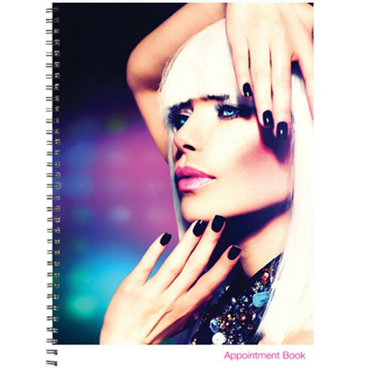 Appointment Book 4 Column (multi) - Salon Quality Professional Beauty Products Company