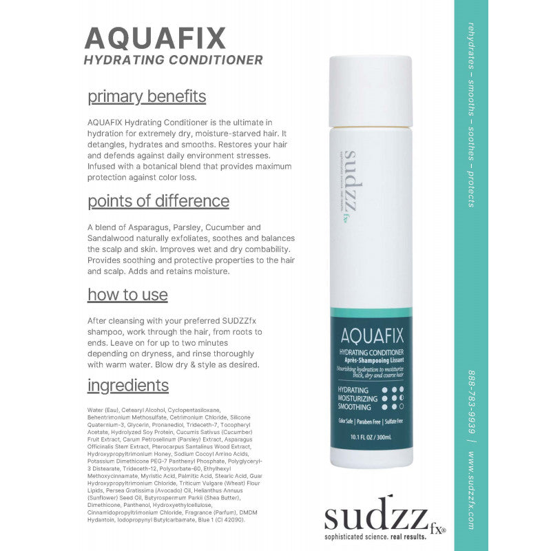 SUDZZ AQUAFIX HYDRATING CONDITIONER