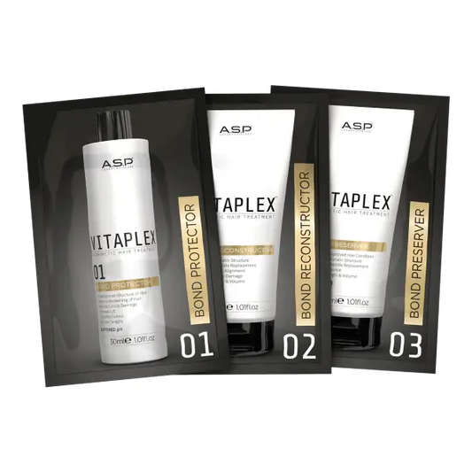 ASP Vitaplex Sample Packet Steps 1,2 & 3 - Salon Quality Professional Beauty Products Company