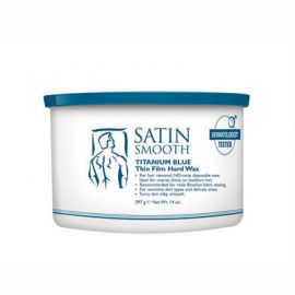 Satin Smooth Titanium Blue Thin Hard Wax