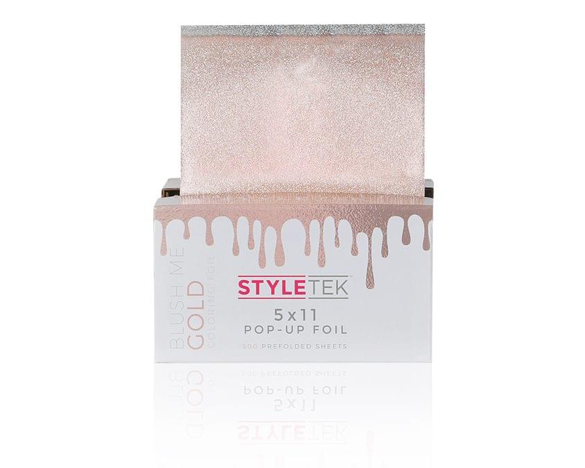 BLUSH ME GOLD COLORED POP-UPS HEAVY EMBOSS 500ct - Salon Quality Professional Beauty Products Company