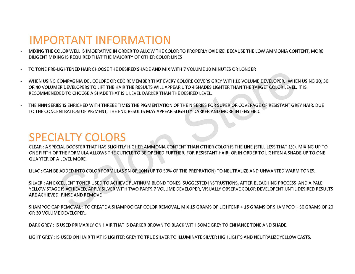 Compagnia Del Colore 4.4 Copper Brown - Salon Quality Professional Beauty Products Company