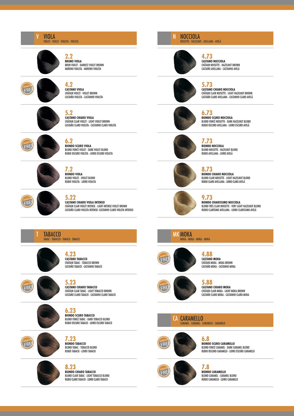 Compagnia Del Colore 7.73 Hazelnut Blond - Salon Quality Professional Beauty Products Company