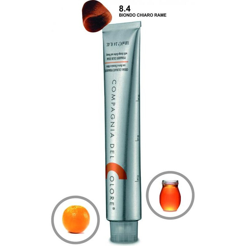 Compagnia Del Colore 8.4 Light Copper Blond - Salon Quality Professional Beauty Products Company