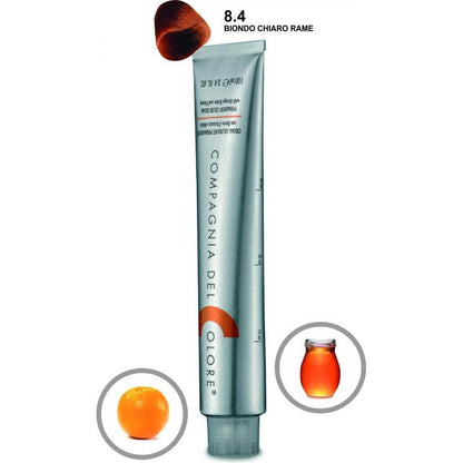 Compagnia Del Colore 8.4 Light Copper Blond - Salon Quality Professional Beauty Products Company