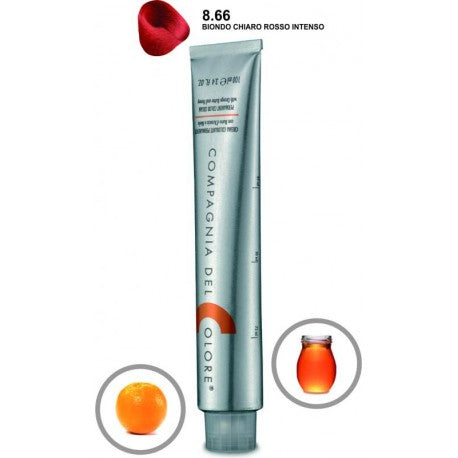 Compagnia Del Colore 8.66 Light Intense Red Blond - Salon Quality Professional Beauty Products Company