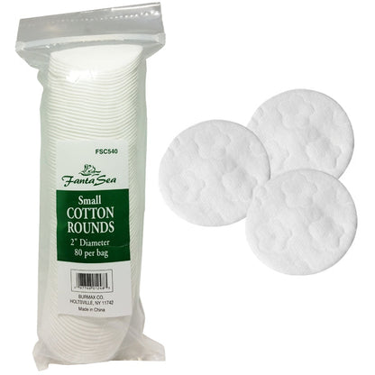 FantaSea Cotton Rounds 2" - Salon Quality Professional Beauty Products Company