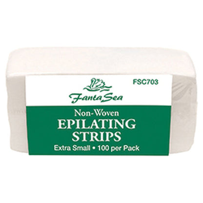 FantaSea Non-Woven Waxing Strips 100ct - Salon Quality Professional Beauty Products Company