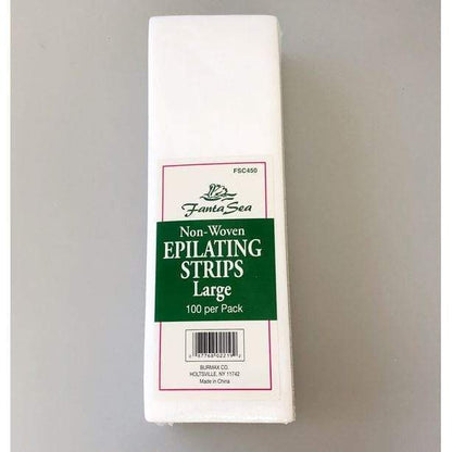 FantaSea Non-Woven Waxing Strips 100ct - Salon Quality Professional Beauty Products Company