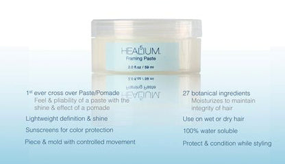 Healium Framing Paste - Salon Quality Professional Beauty Products Company