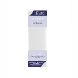 SATIN SMOOTH NON-WOVEN LARGE WAXING STRIPS