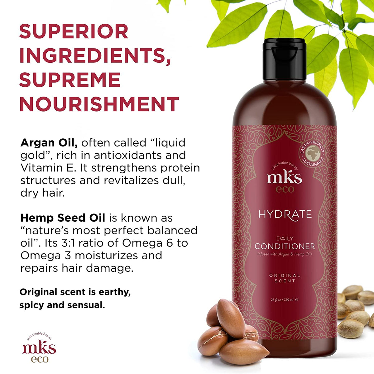 MKS eco Hydrate daily cond original scent - Salon Quality Professional Beauty Products Company