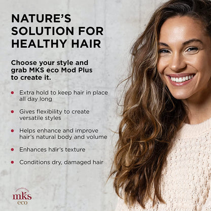 MKS eco Mod Plus Extra hold multipurpose styling cream original scent 4oz - Salon Quality Professional Beauty Products Company