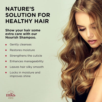 MKS eco Nourish Daily Shampoo original scent - Salon Quality Professional Beauty Products Company