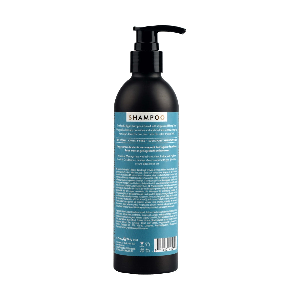 MKS eco Nourish Shampoo for Fine Hair – 25th Anniversary Silver Edition - Salon Quality Professional Beauty Products Company