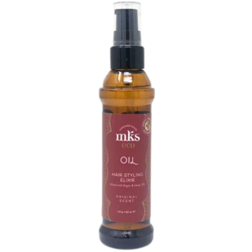 MKS Eco Oil Hair Styling Elixir Original scent 2oz - Salon Quality Professional Beauty Products Company