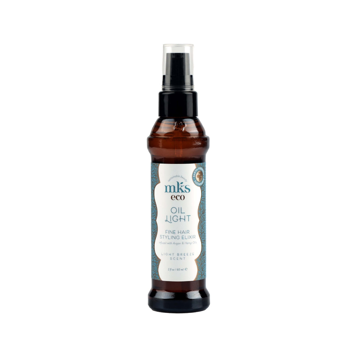 MKS eco Oil Light for Fine Hair (2 oz, Light Breeze Scent) - Salon Quality Professional Beauty Products Company