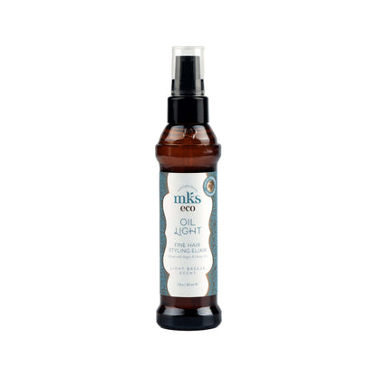MKS eco Oil Light for Fine Hair (2 oz, Light Breeze Scent) - Salon Quality Professional Beauty Products Company