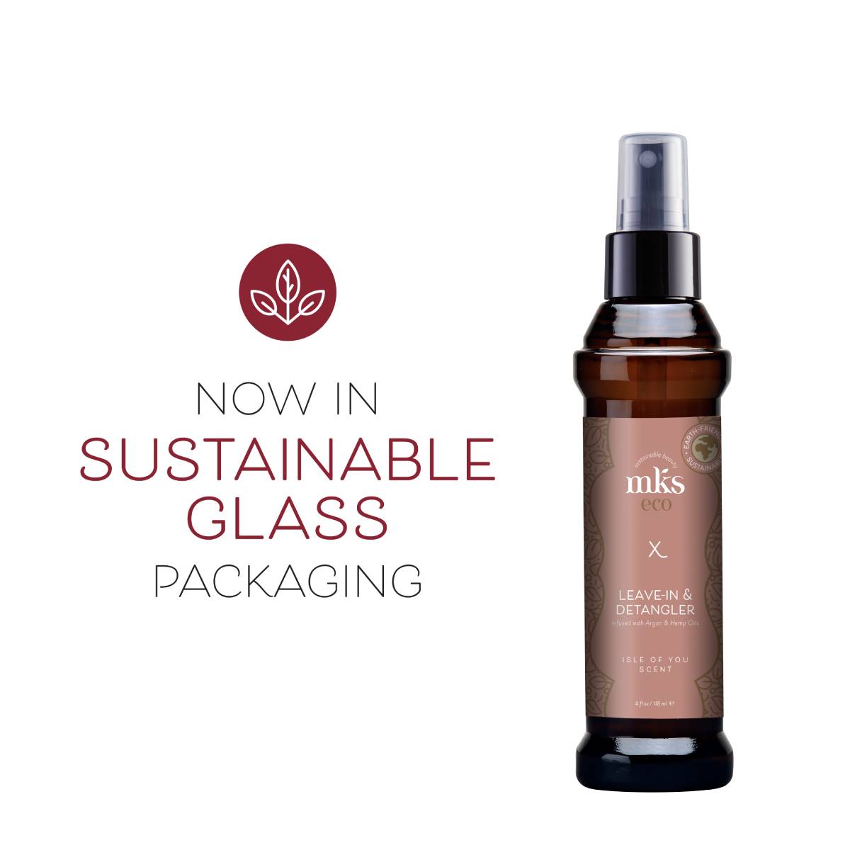 MKS eco X Detangler (4 oz, Isle of You Scent) - Salon Quality Professional Beauty Products Company