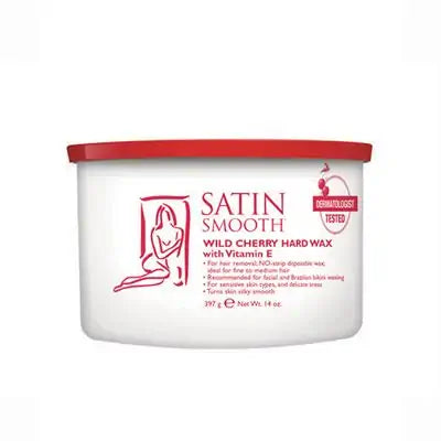 SATIN SMOOTH WILD CHERRY HARD WAX WITH VITAMIN E